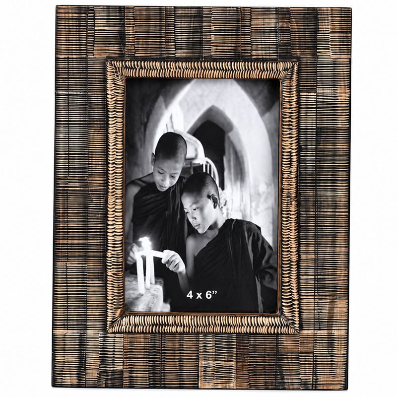 Natural Shagreen & Horn Frame