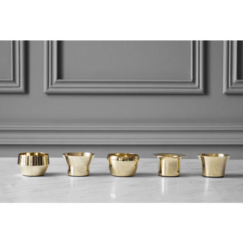 Brass Candle Holder, Set of 5 - Image 3