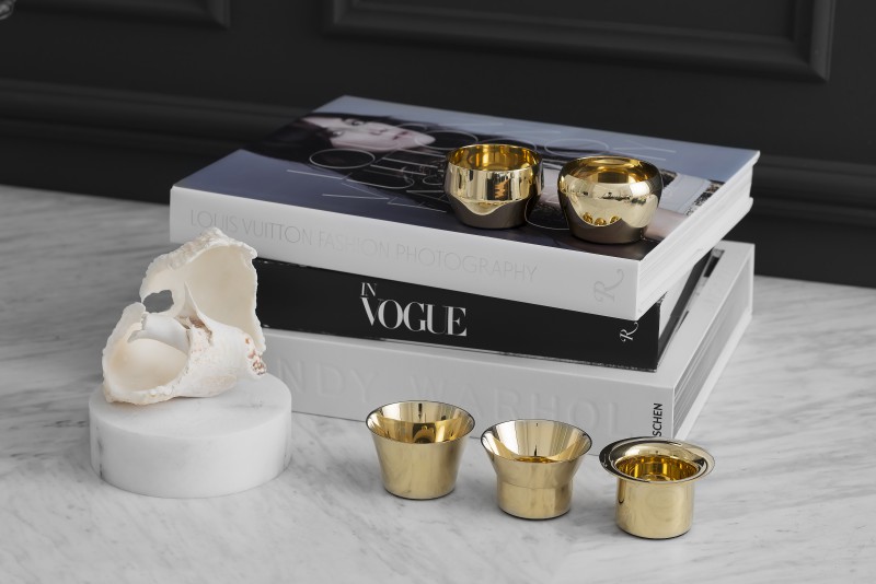 Brass Candle Holder, Set of 5 - Image 2