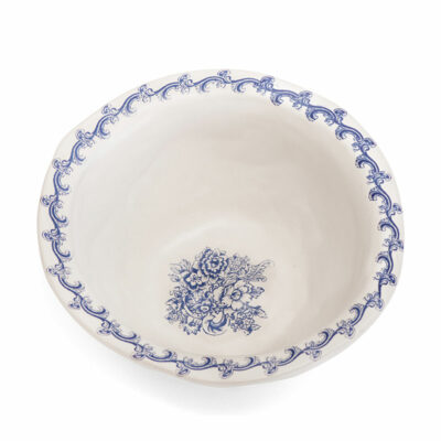 Blue M Bowl with Rim