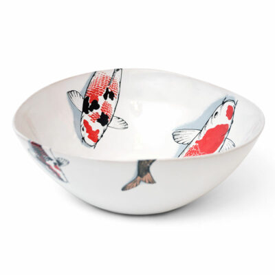 Red Koi Medium Bowl