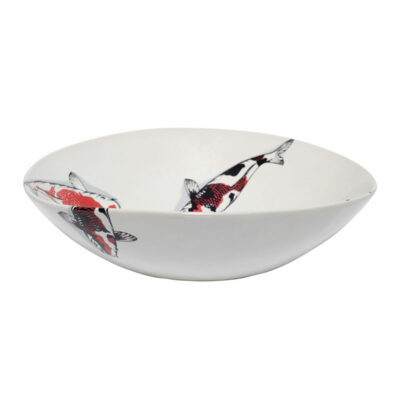 Red Koi Cereal Bowl