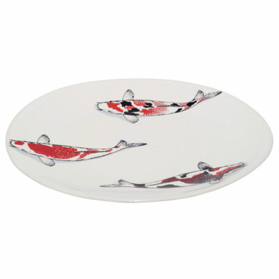 Red Koi Dinner Plate