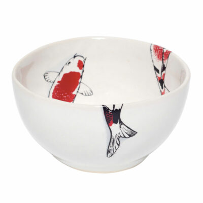 Red Koi Small Round Bowl