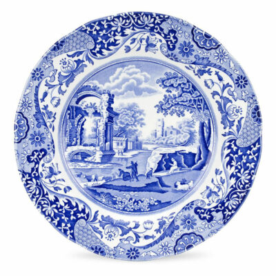 Blue Italian Dinner Plate, Set of 4
