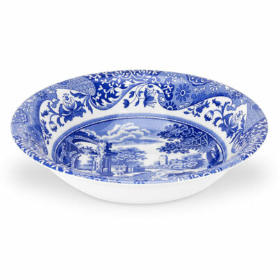 Blue Italian Cereal Bowl, Set of 4