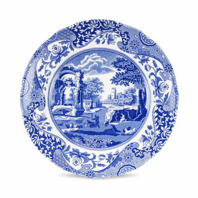 Blue Italian Side Plate, Set of 4