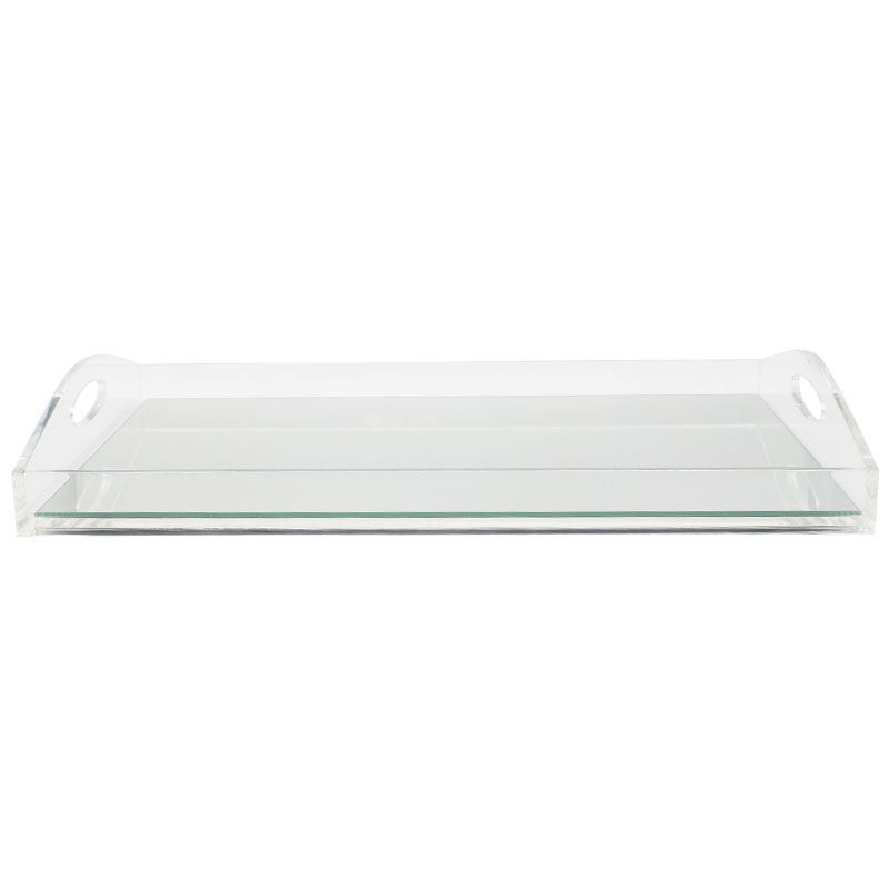 Perspex Decor Tray with Mirror Base - Image 2
