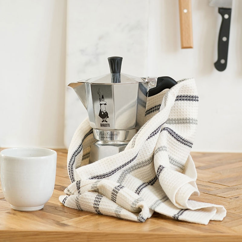 Natural Cotton Waffle Weave Tea Towel - Image 3