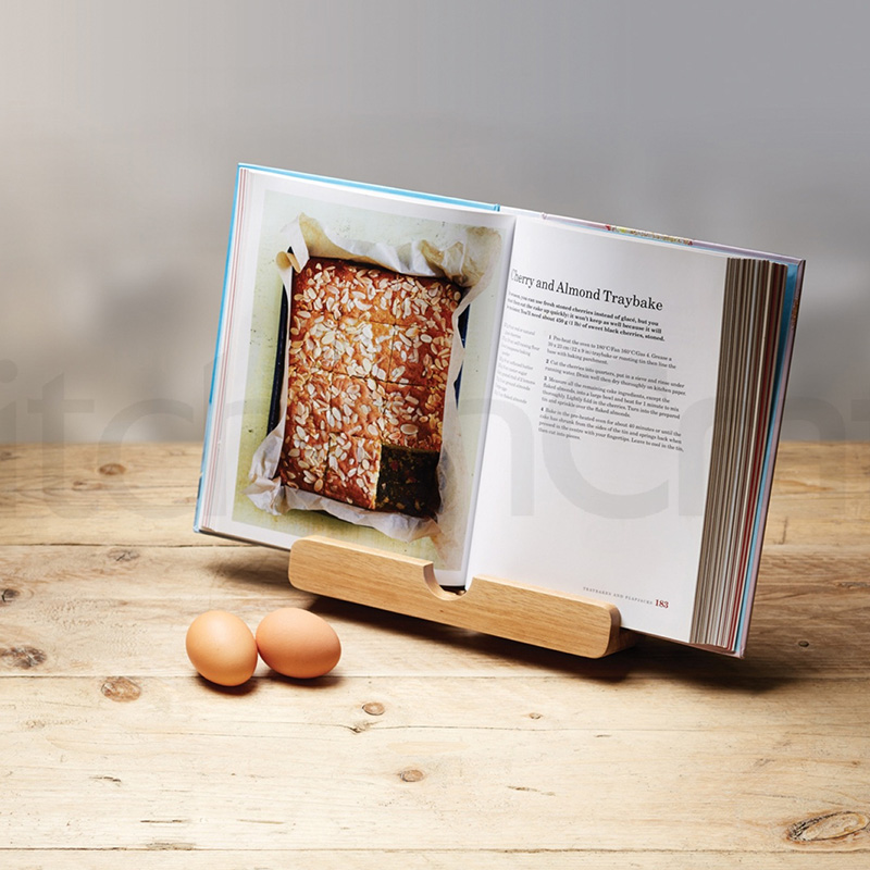 Natural Elements Wood Cookbook Stand - Image 3