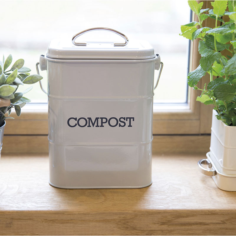 Steel Compost Bin, 3 Litre - Image 2