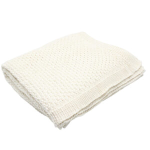 Ivory Cable Throw