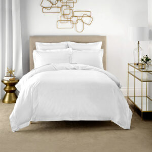 White Elka Duvet Cover & Pillowcase Set