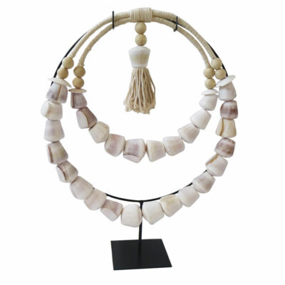 Double Ring Tribal Necklace