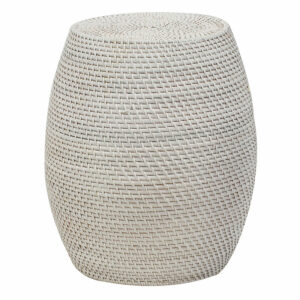 Rattan Drum Stool