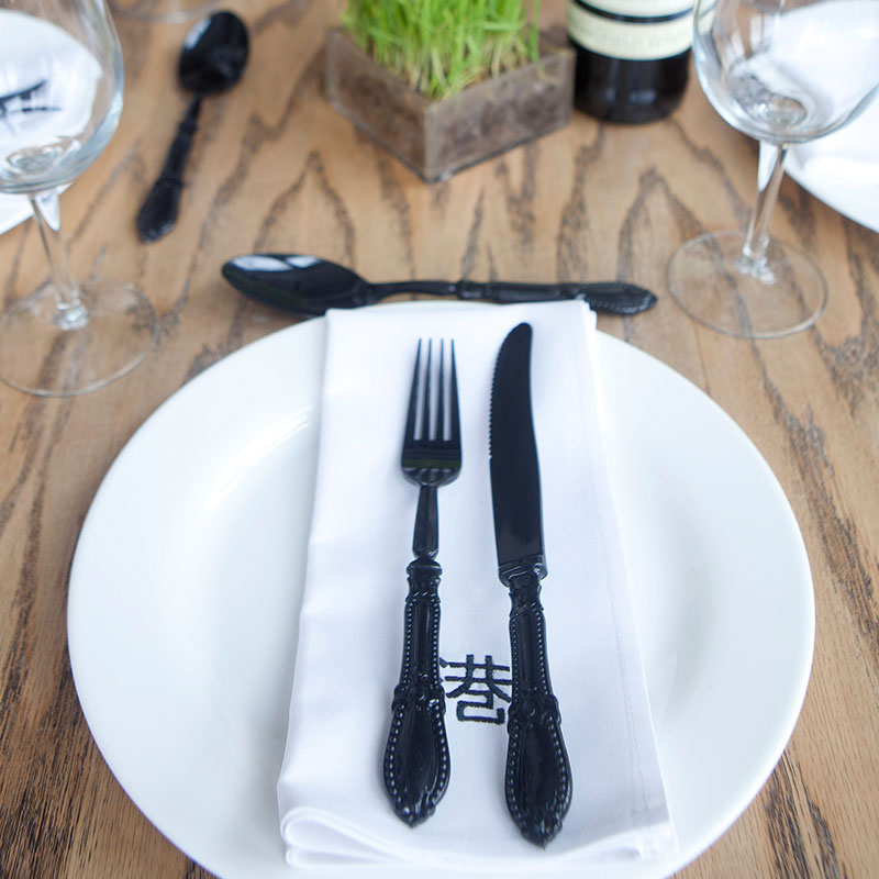 Antique Plastique Cutlery, Set of 24 - Image 2