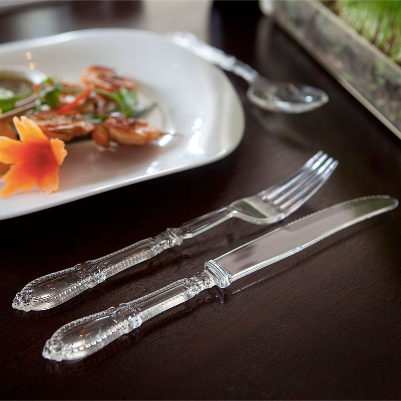 Antique Plastique Cutlery, Set of 24 - Image 4