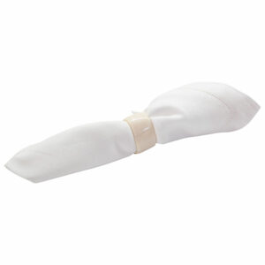 Bone Napkin Ring, Set of 4
