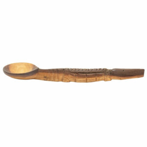 Wooden Carved Crocodile Spoon