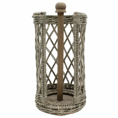 Rattan Paper Towel Holder