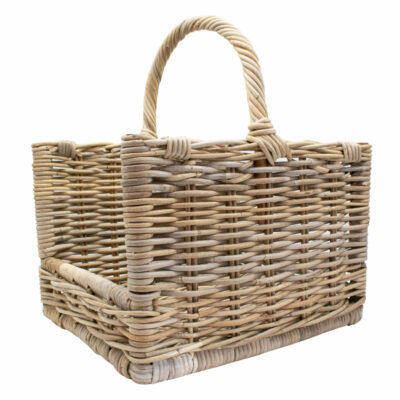 Thick Rattan Log Holder