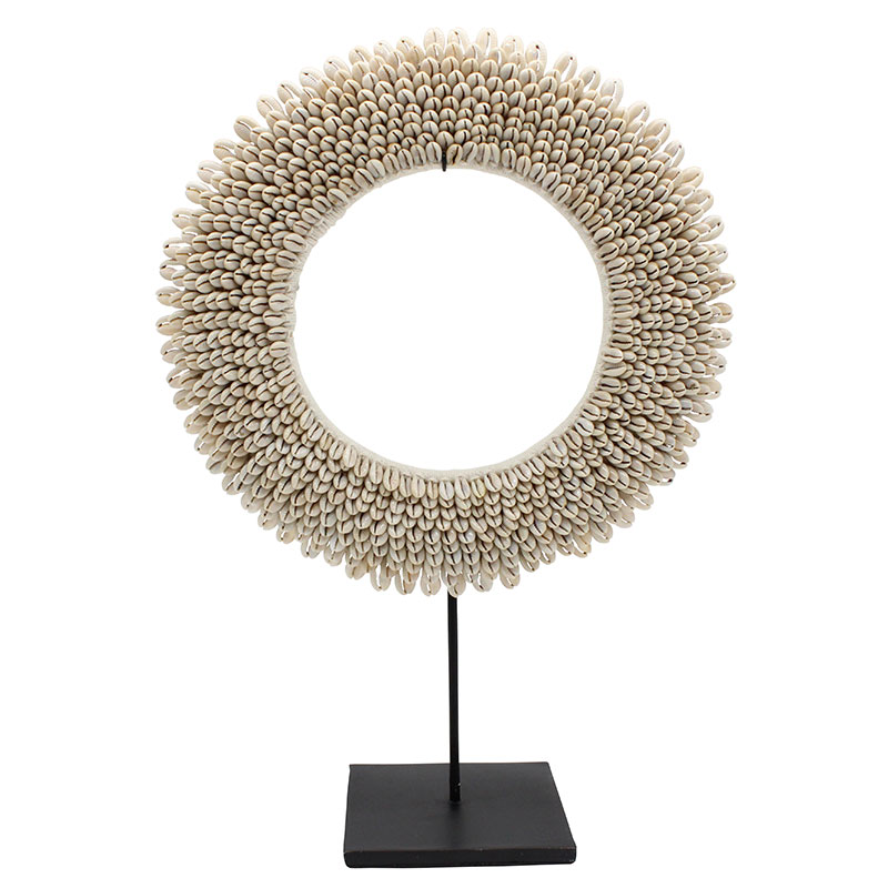 Circular Cowrie Tribal Necklace - Image 2