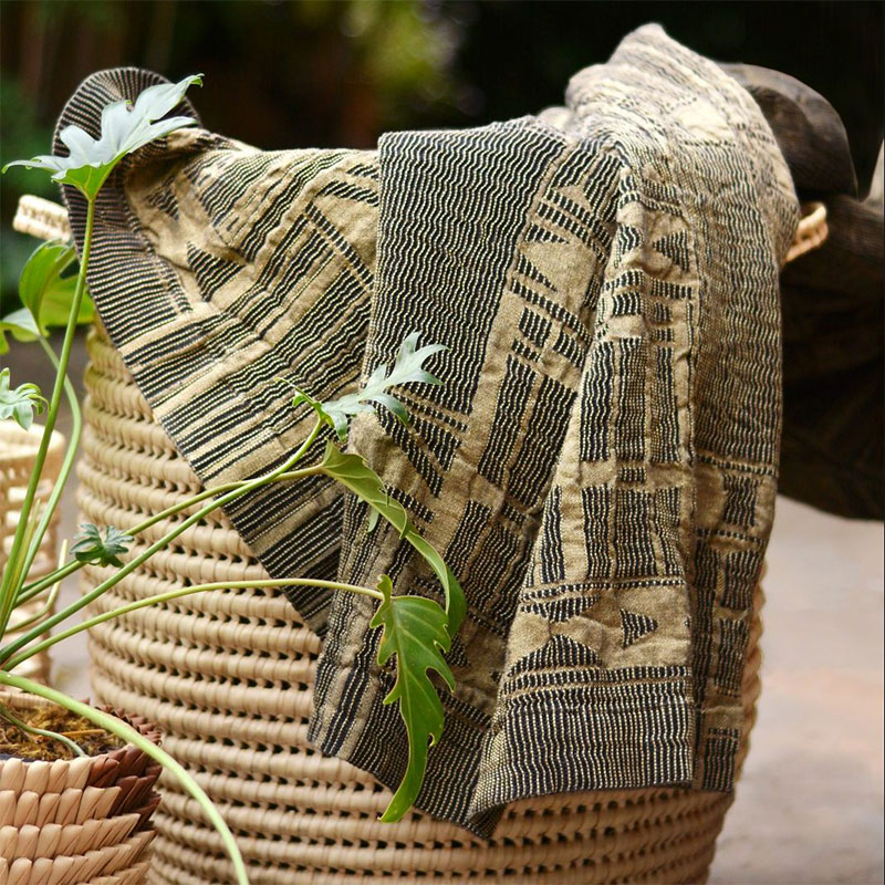 Metallic Bogolan Lounge Throw - Image 5