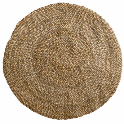 Natural Round Jute Rug