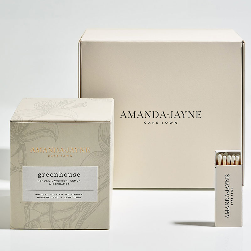 Glass Candle & Match Box Set - Image 2