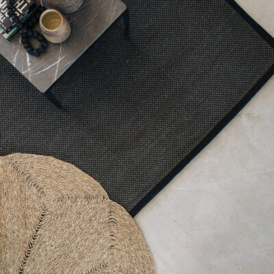 Black Kari Tigers Eye Rug