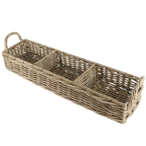 Rattan Compartment Tray