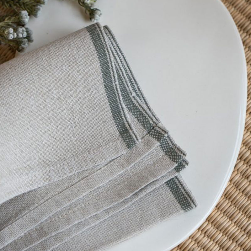 Selvedge Napkin, Set of 4 - Image 5