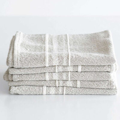 Hand Towel with Variegated Stripes