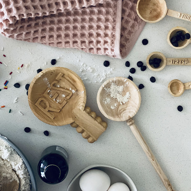 Hand Carved Wooden Spoon Rest - Image 3
