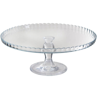Glass Footed Cake Stand