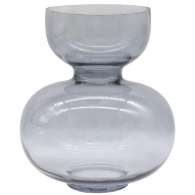 Grey Hourglass Vase