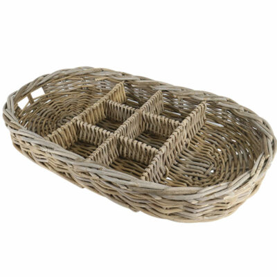 Thick Rattan Garden Tray