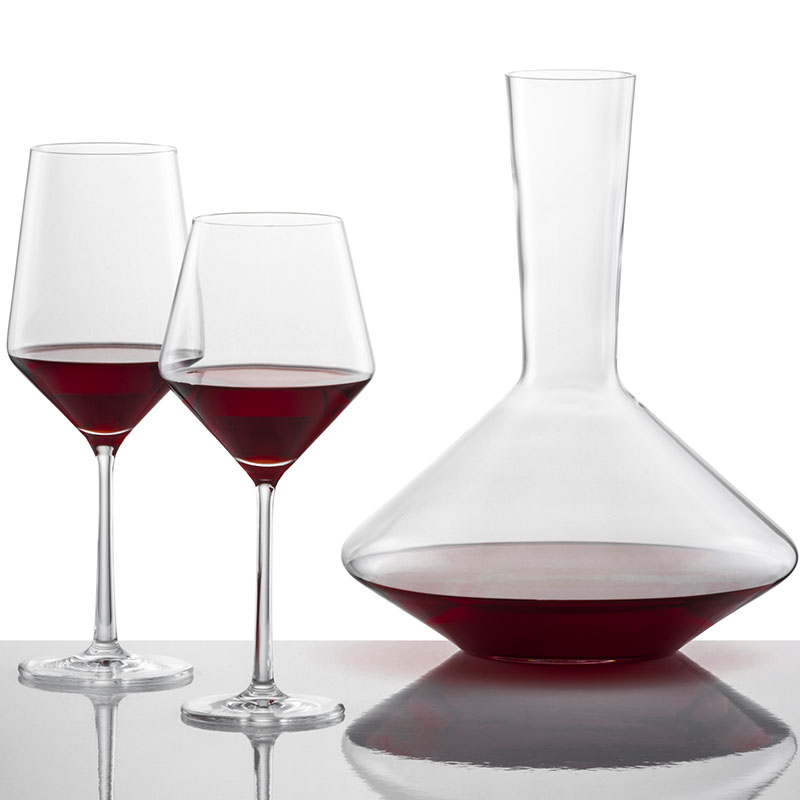 Pure Burgundy Wine Glasses, Set of 2 - Image 3