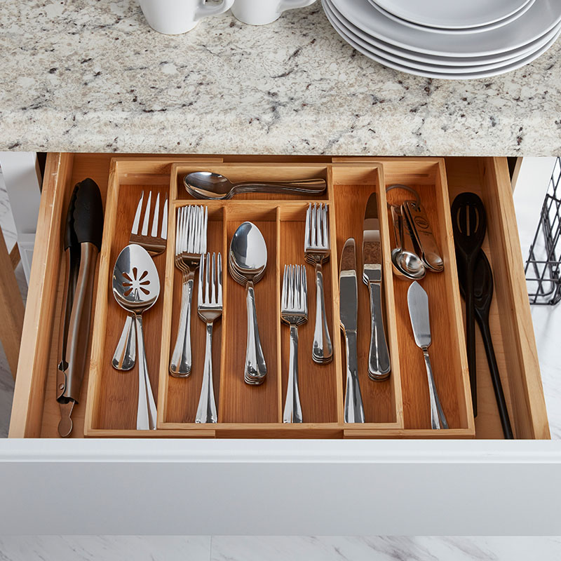 Bamboo Drawer Organiser - Image 3
