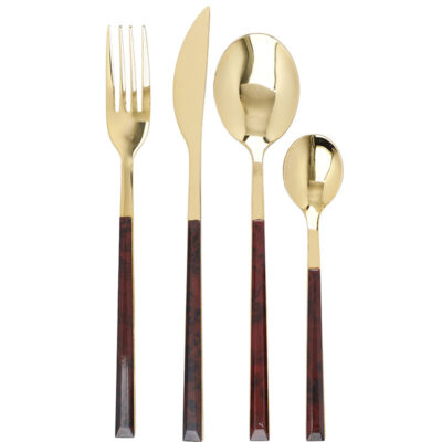 Tortoiseshell Gold Cutlery