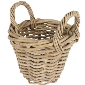 Thick Rattan Planter with Handles