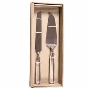 Acrylic Handle Cake & Quiche Set