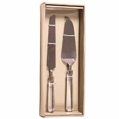 Acrylic Handle Cake & Quiche Set