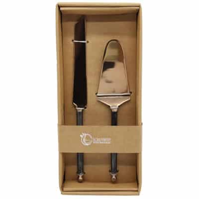 Rose Gold Cake Server & Knife Set