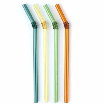 Glass Straws, Set of 4