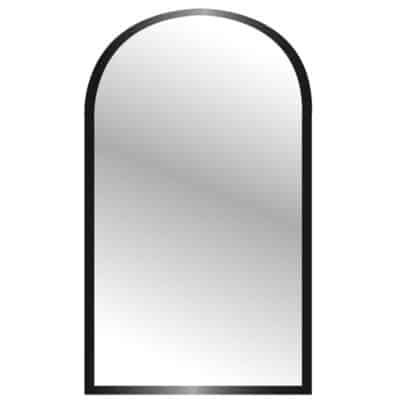 Black Framed Arch Mirror