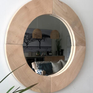 Round Sectional Mirror