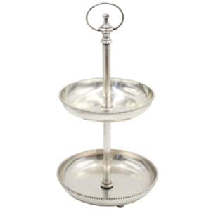 Beaded 2 Tier Serving Stand