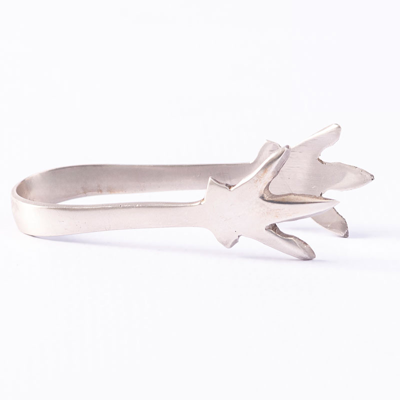 Antique Silver Vintage Claw Tongs