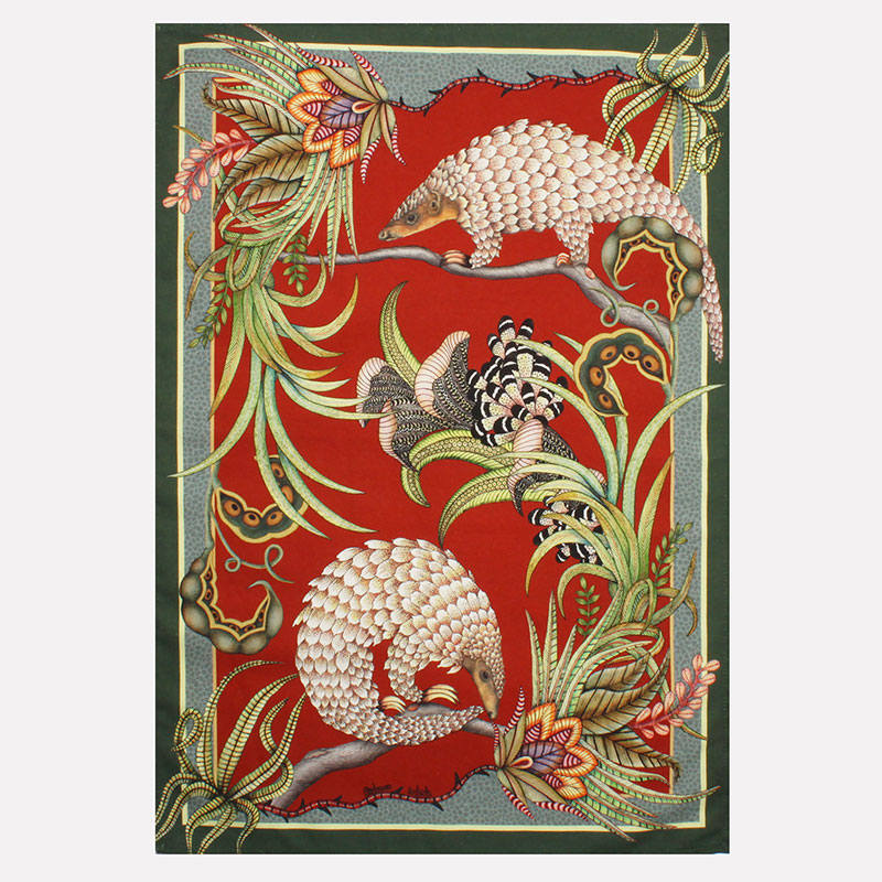 Pangolin Pair Tea Towel - Image 2